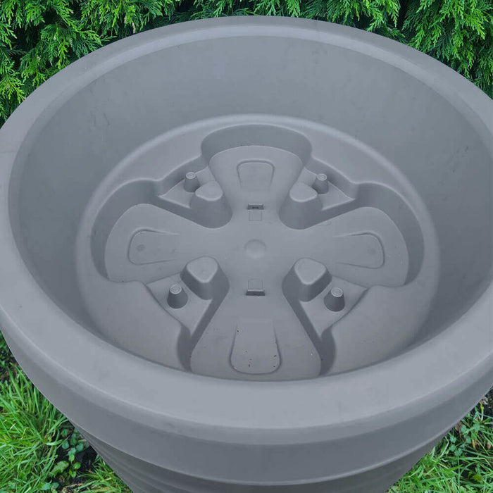 Tuinartikelen.nu - Regenton Wave - 240 liter - Grijs