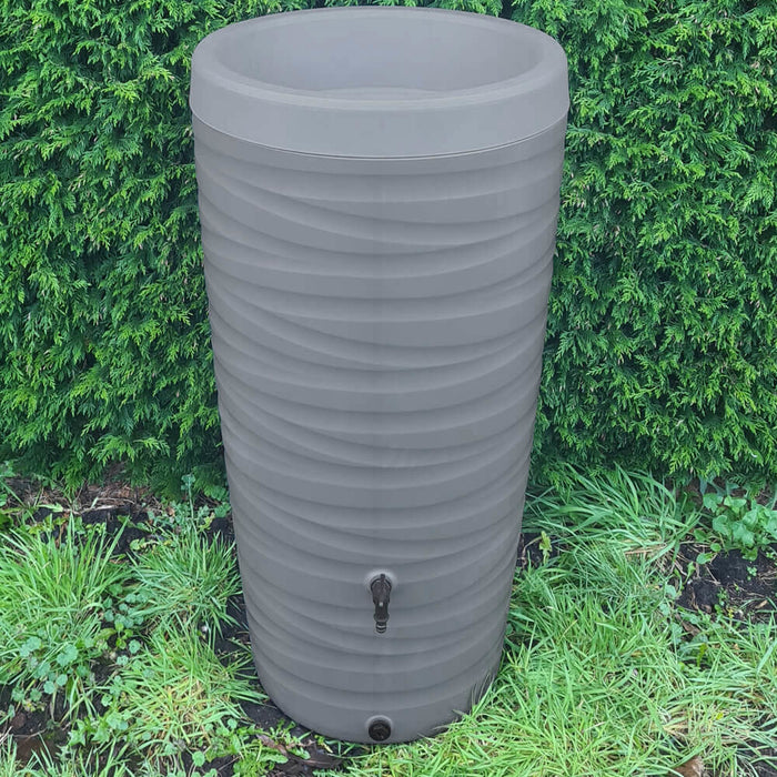 Tuinartikelen.nu - Regenton Wave - 240 liter - Grijs