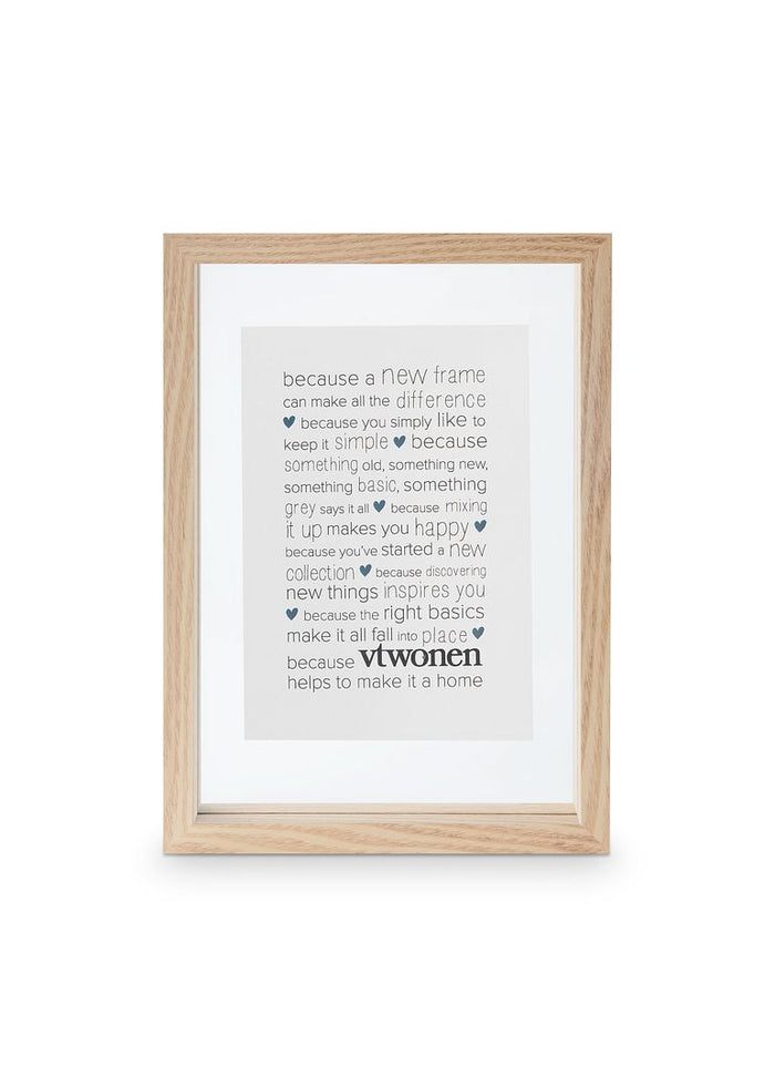 vtwonen Fotolijsten - 2 Stuks - Hout - Naturel - 22x31cm