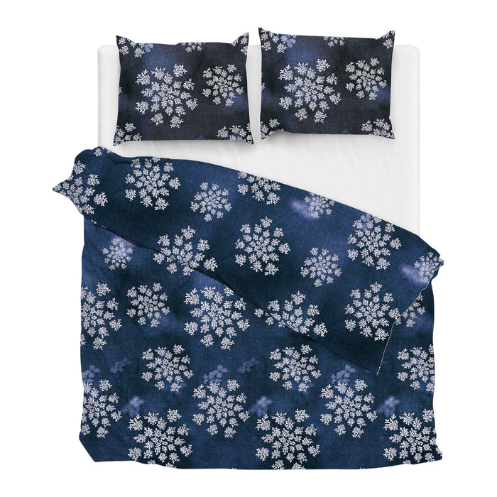 Zo! Home Basset Dekbedovertrek 240 x 200TC/220 cm - Blauw