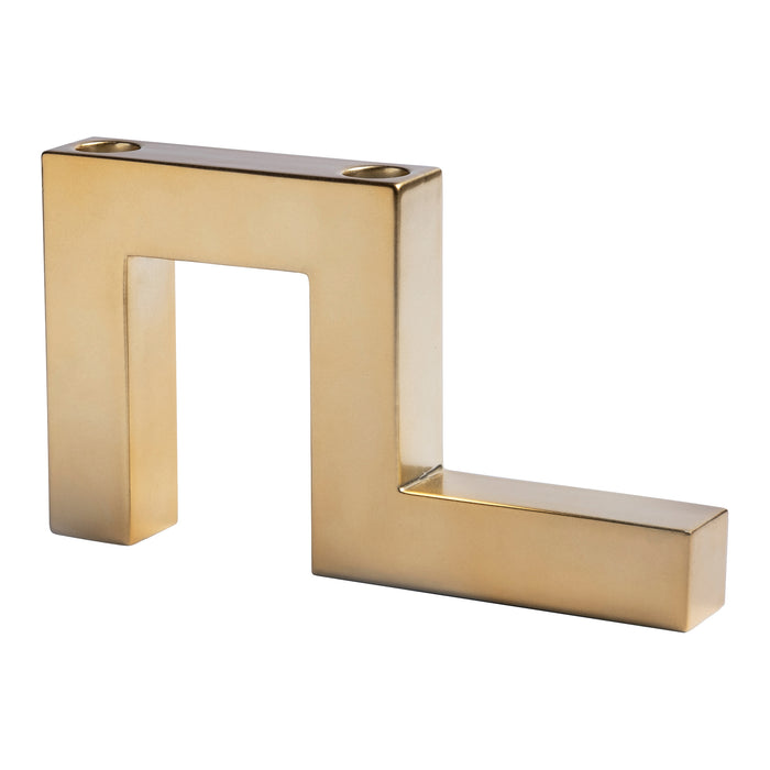 &k amsterdam Gold Tube Kandelaar - Medium
