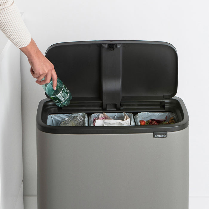 Brabantia Bo Touch Bin Afvalemmer 33 Liter (3x11 Liter)