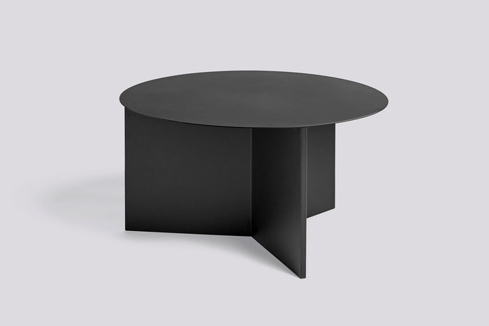 HAY Slit Table Round XL Bijzettafel -  Ø 65 cm - Zwart
