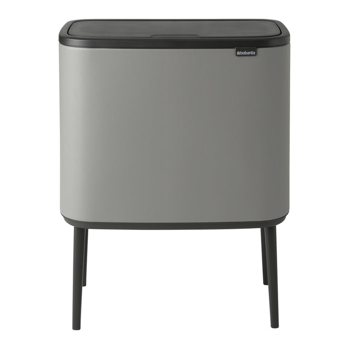 Brabantia Bo Touch Bin Afvalemmer 11 + 23 L - Mineral Concrete Grey