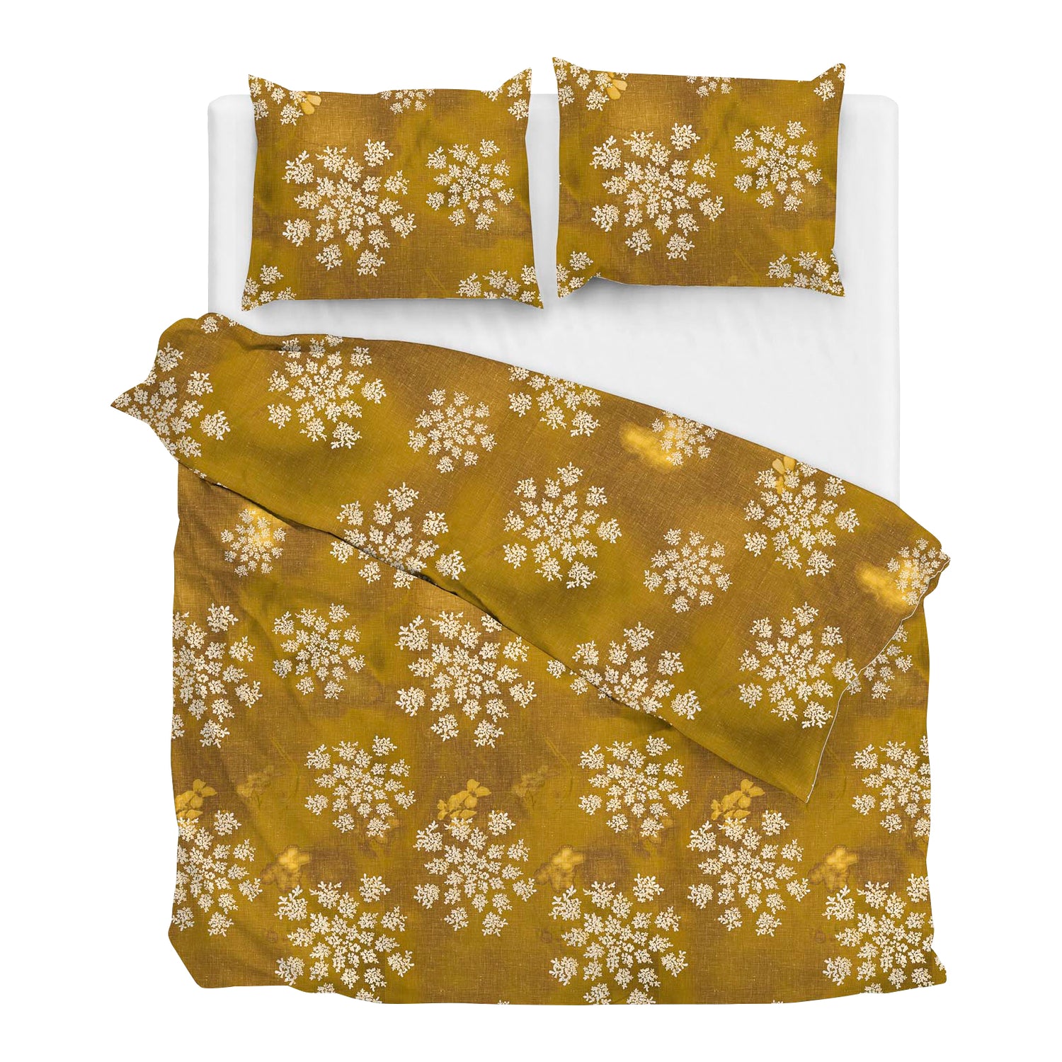 Zo! Home Basset Dekbedovertrek 240 x 200TC/220 cm - Goud