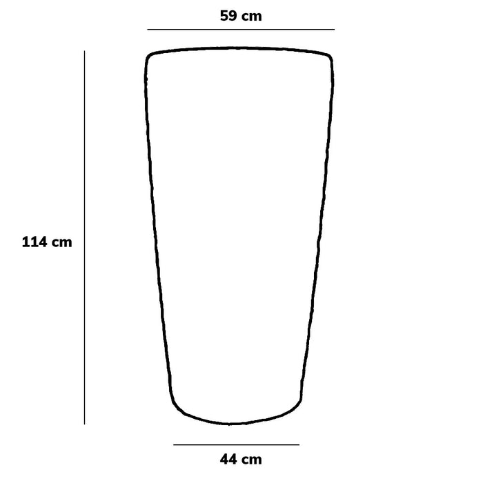 Tuinartikelen.nu - Regenton Wave - 240 liter - Antraciet