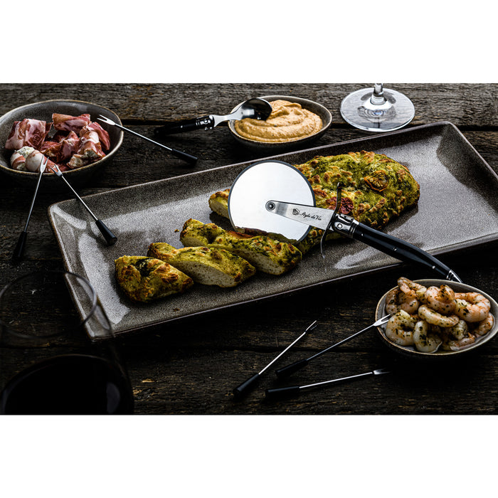 Laguiole Style de Vie Premium Line pizzasnijder zwart