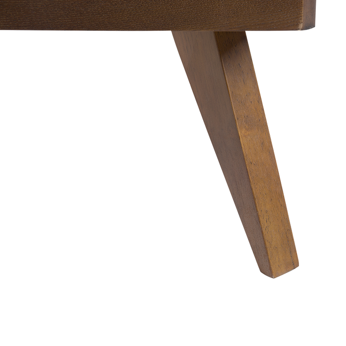 Beliani-BERRIC -Tweepersoonsbed-Donkere houtkleur-180 x 200 cm-MDF