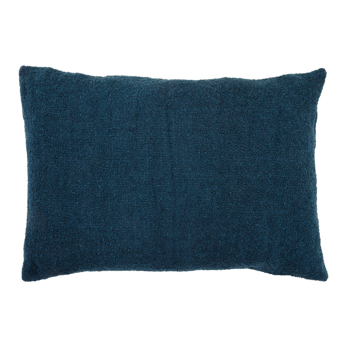 vtwonen BouclÈ Sierkussen 50 x 70 cm - Donkerblauw