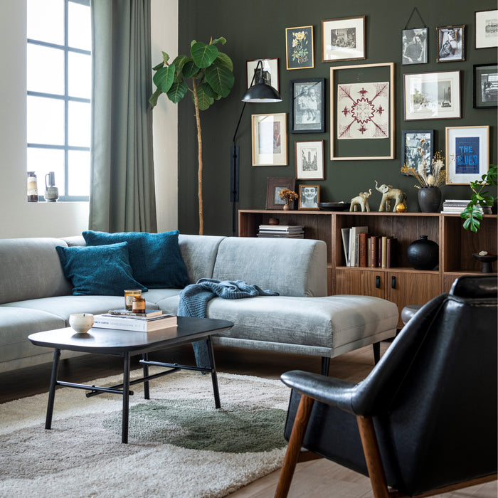 vtwonen BouclÈ Sierkussen 50 x 70 cm - Donkerblauw