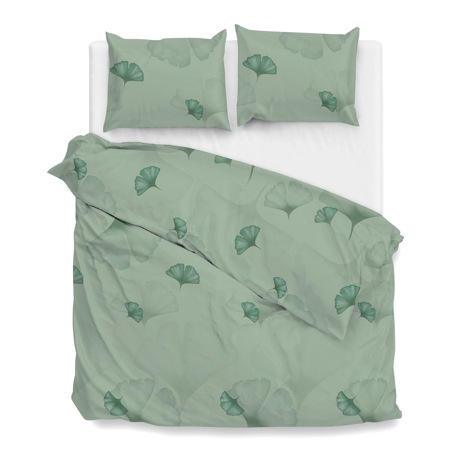 Zo! Home Jennifer Dekbedovertrek 240 x 200TC/220 cm - Groen