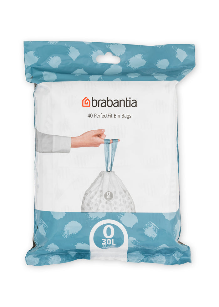 Brabantia Type O PerfectFit Afvalzak Dispencer 30 Liter - 40 zakken