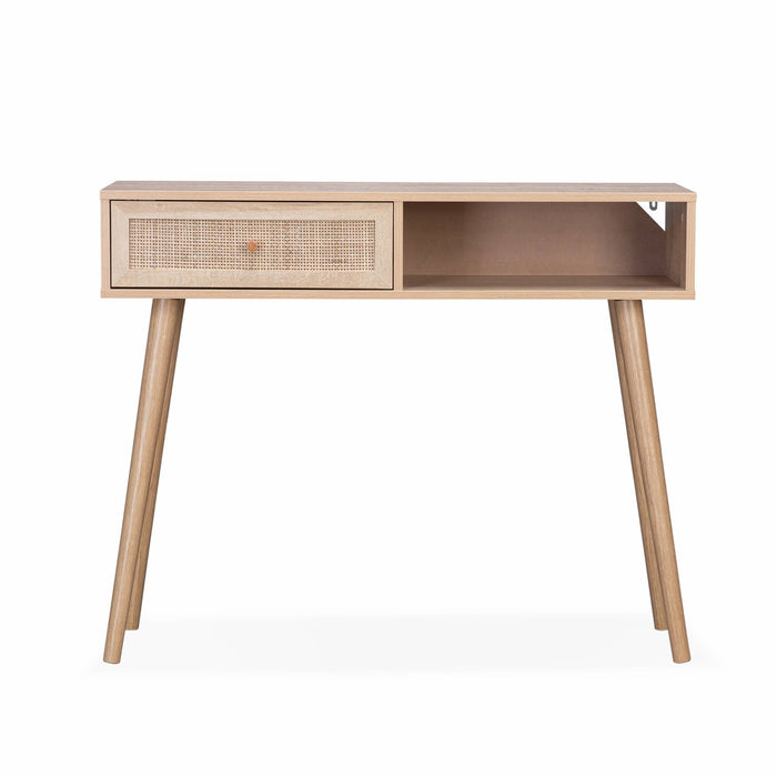 sweeek - Sidetable met rotan