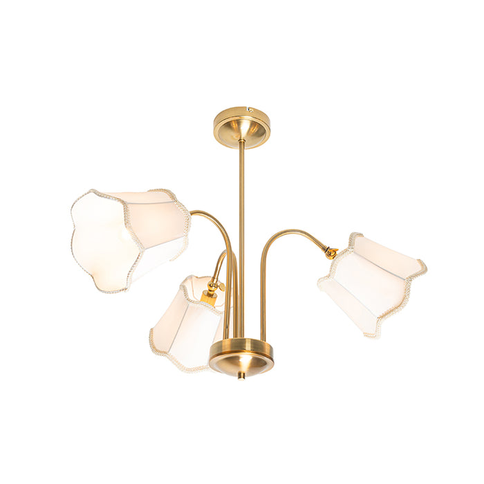 QAZQA Plafondlamp nona - Wit - Klassiek | Antiek - D 70cm