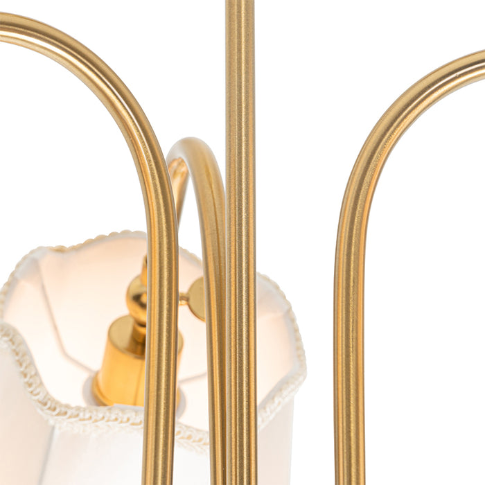 QAZQA Plafondlamp nona - Wit - Klassiek | Antiek - D 70cm