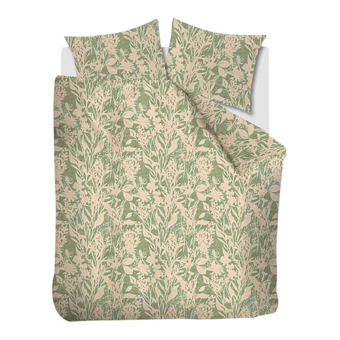 Ariadne at Home Botanical Dekbedovertrek 240 x 200/220 cm - Groen
