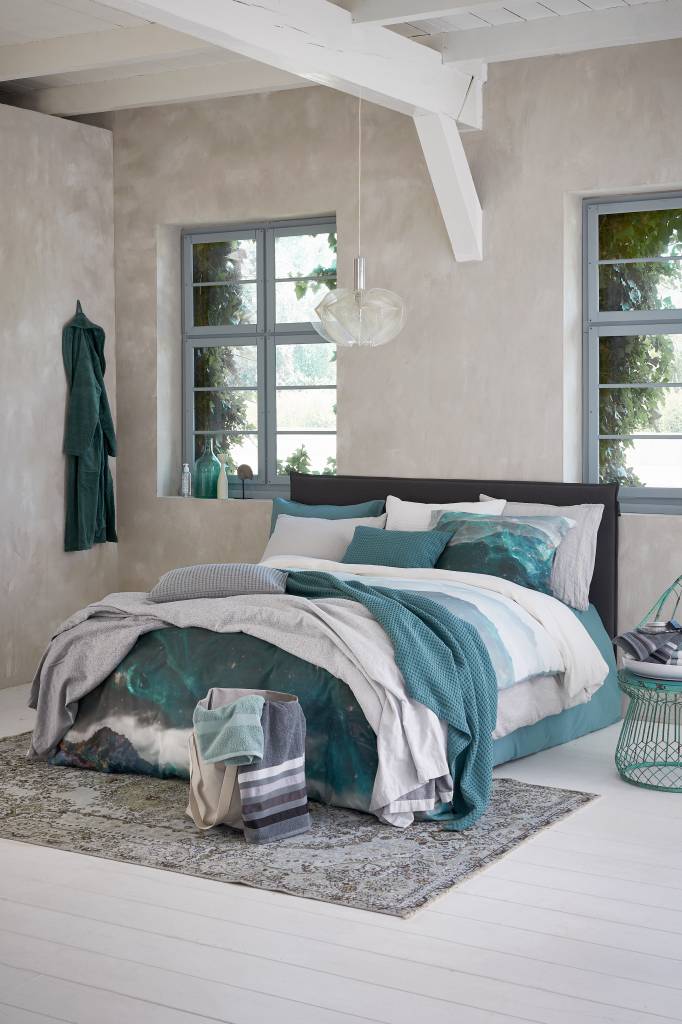 Vandyck Washed Cotton Dekbedovertrek 140 x 200/220 cm - Wit