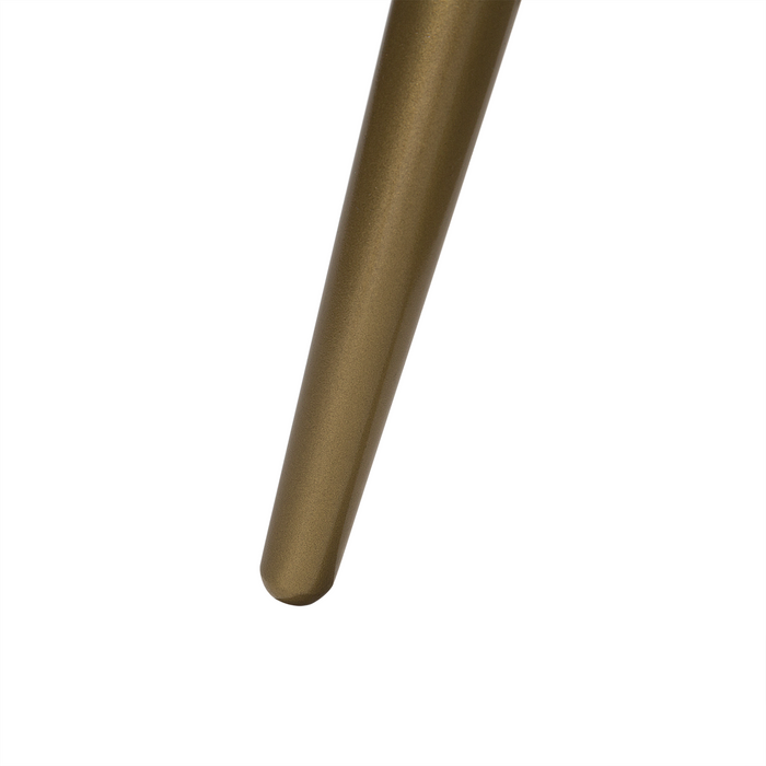 Beliani - RAMONA - Salontafel - Donkerbruin|Goud - MDF