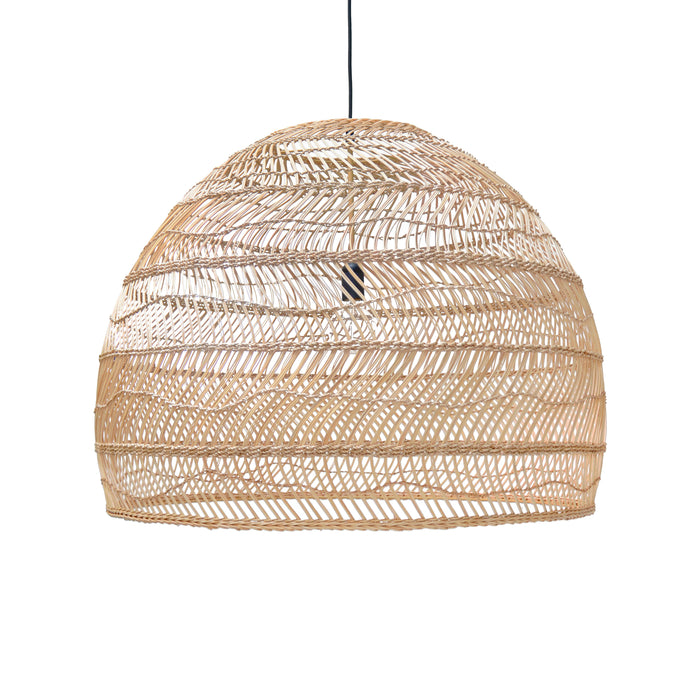 HKliving Wicker Rieten Hanglamp L