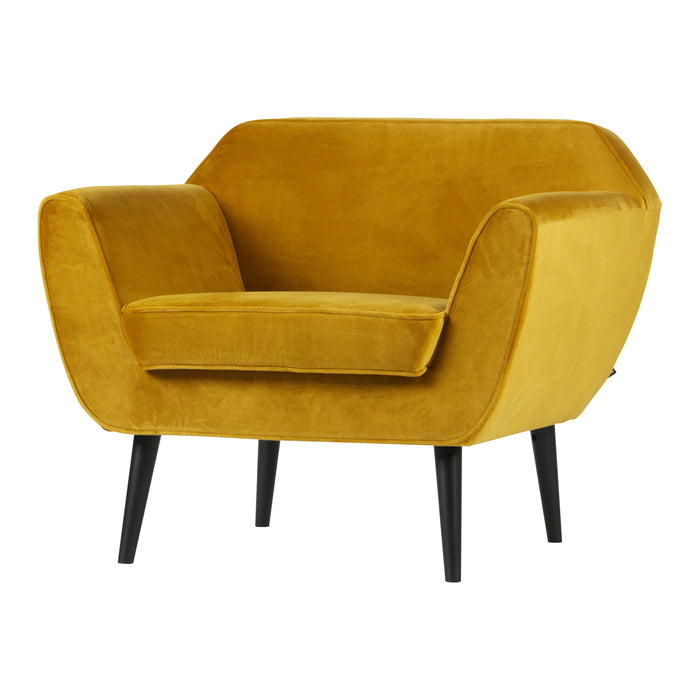Woood Rocco Fauteuil - Velvet - Oker
