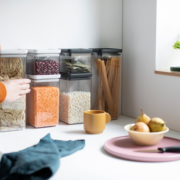 Brabantia Tasty+ Stapelbare Voorraadbus 1,6 L - Wit