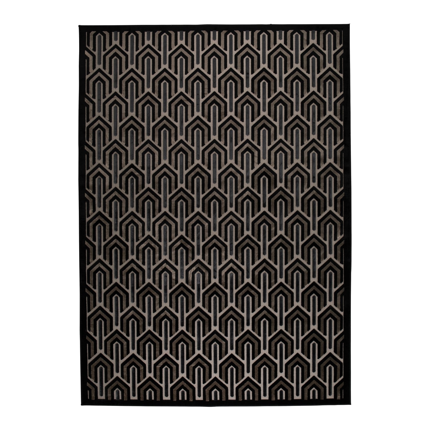 Zuiver Beverly Vloerkleed Zwart
