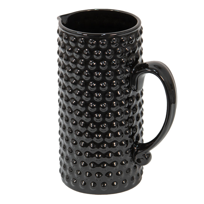 Clayre & Eef Decoratie Kan  14x9x20 cm Zwart Keramiek Waterkan