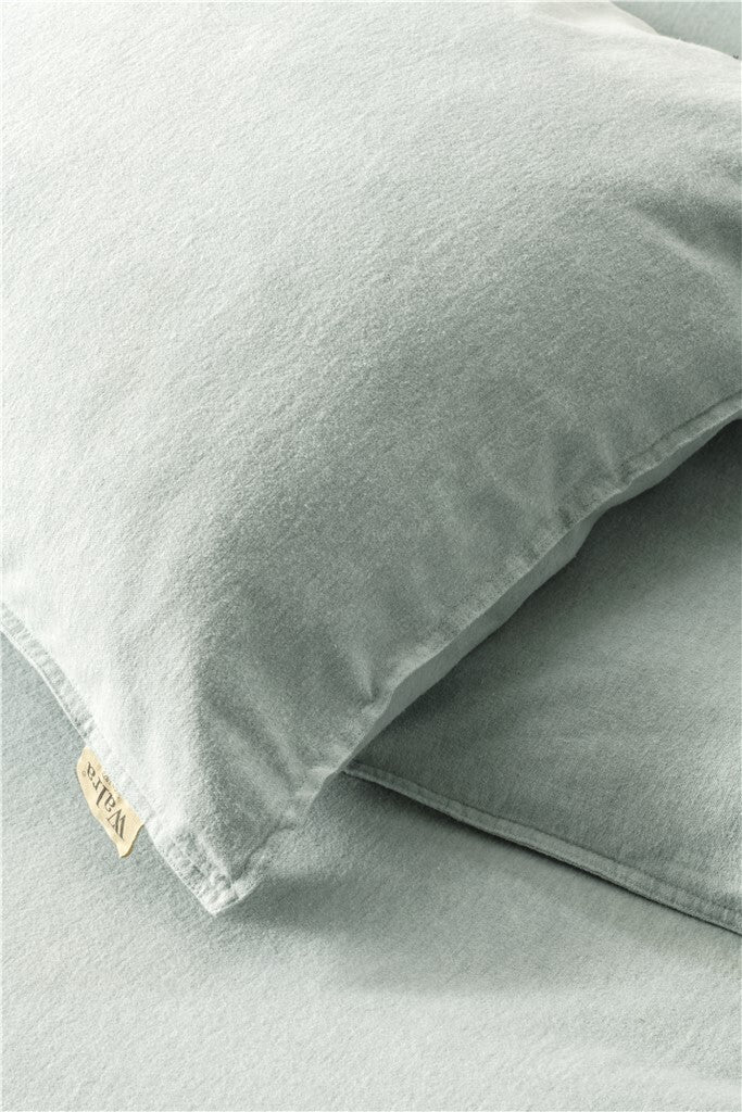 Walra - Dekbedovertrek Vintage Flannel - 240x220 - Jade