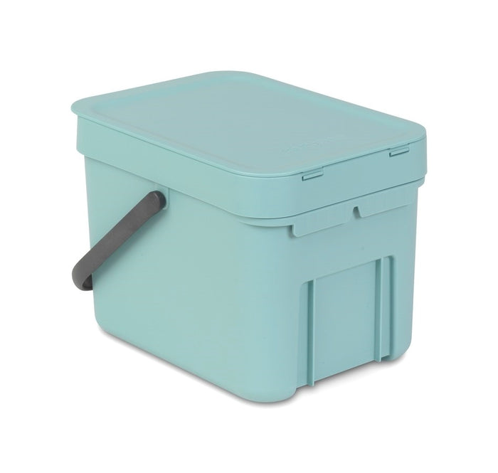 Brabantia Sort & Go Afvalemmer 6 L - Lichtblauw