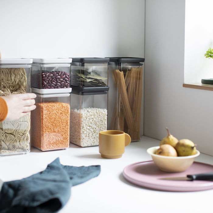 Brabantia Tasty+ Stapelbare Voorraadbus 2,5 L - Wit