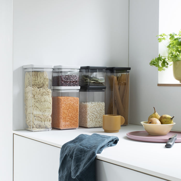 Brabantia Tasty+ Stapelbare Voorraadbus 2,5 L - Wit