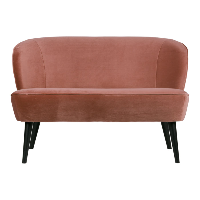 WOOOD Sara Bankje - Velvet - Oudroze