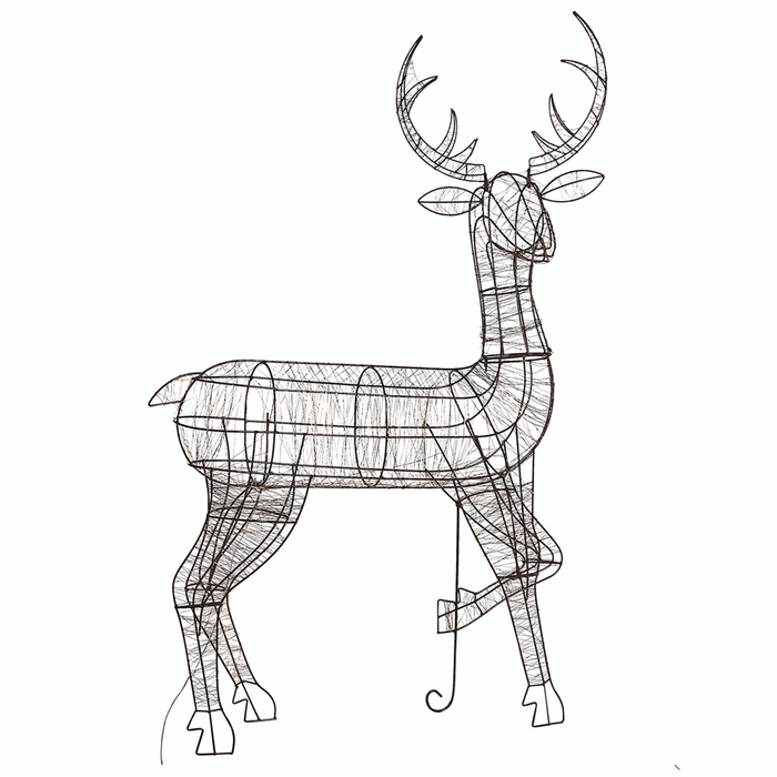 Beliani - MAHLATTI - Kerstdecoratie - Zwart - IJzer