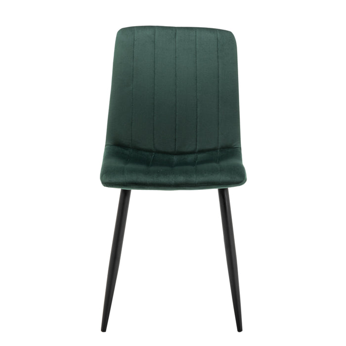 Furnihaus Eetkamerstoelen Set van 4 Fox Groen
