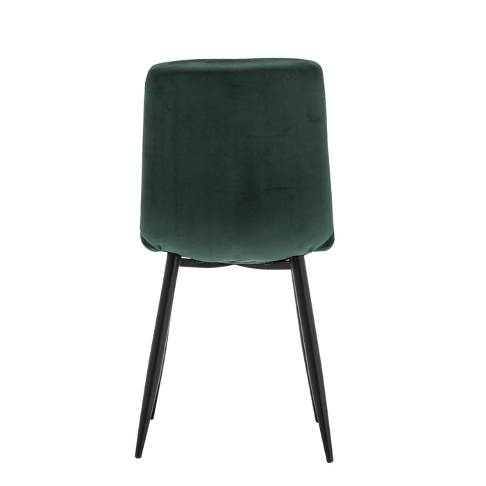 Furnihaus Eetkamerstoelen Set van 4 Fox Groen