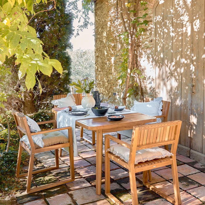 Kave Home Emili Tuinstoel - Bruin