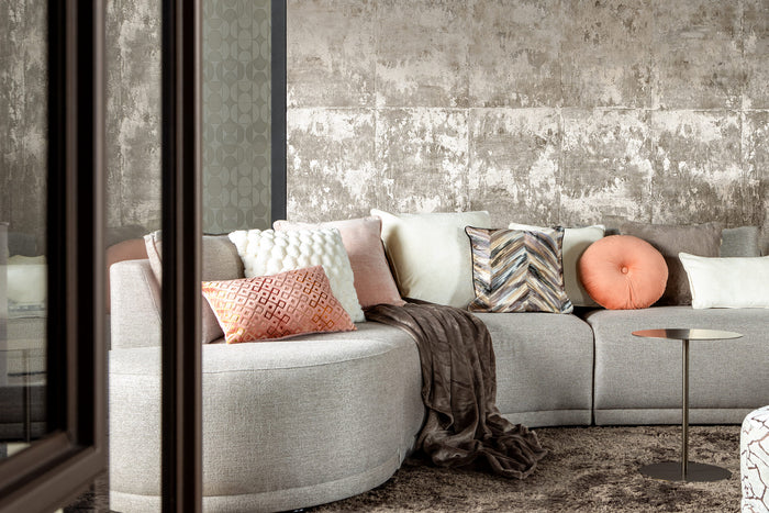 Dutch Decor sierkussen OLLY - Ø40 cm Muted Clay