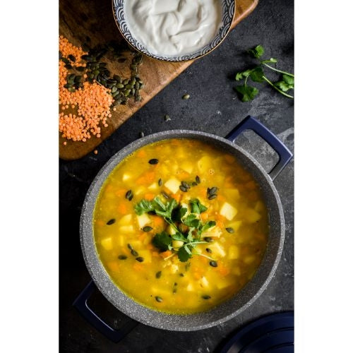 Braadpan, 24 cm, 4 L, Gietaluminium, Metallic Blauw - MasterClass