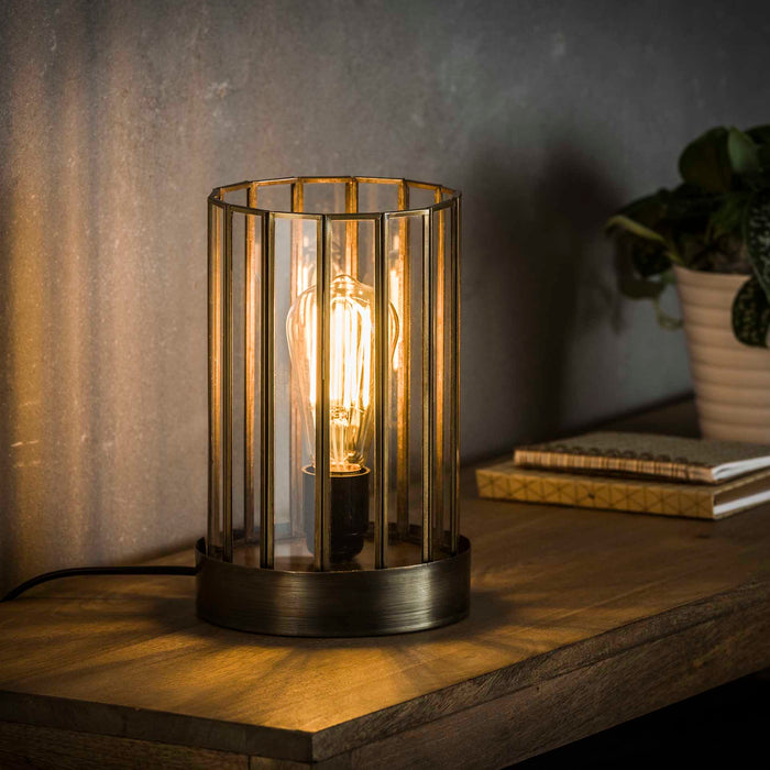 Hoyz - Industriele Tafellamp - Vintage Metaal - Cylinder