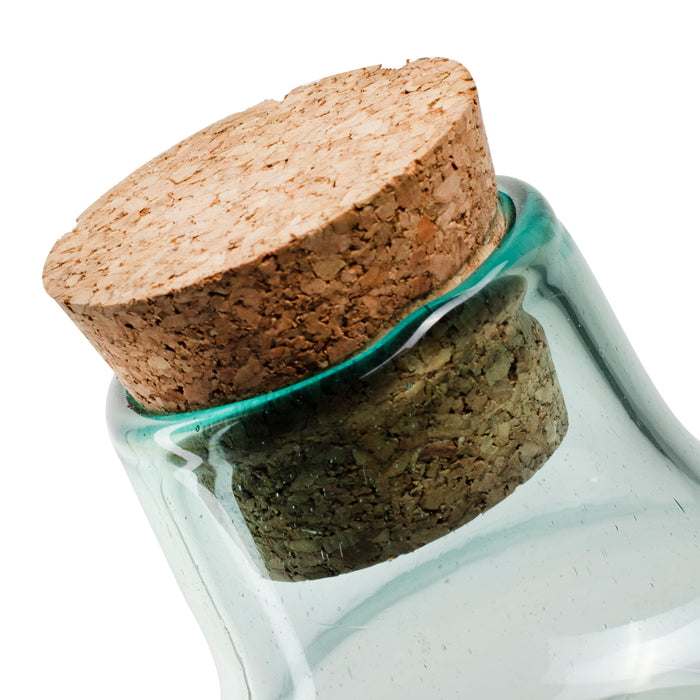 WTVAZ Elaine eco vaas met gat en kurk H25 x ø22 cm