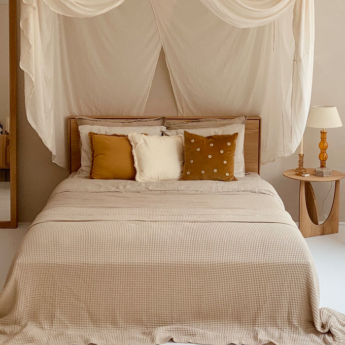 Á la Antique Glass Kandelaar - Blush