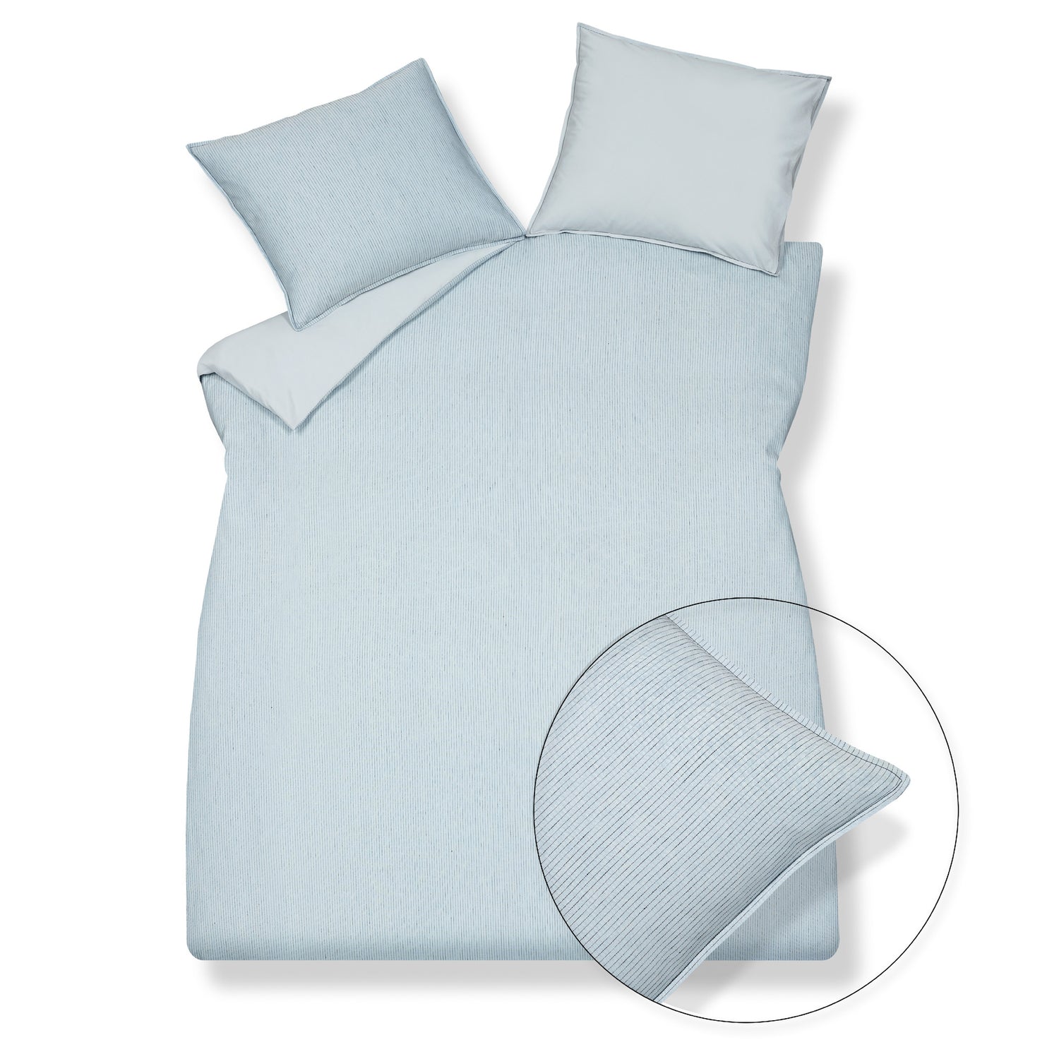 Vandyck Dekbedovertrek PURE 27 Faded Denim 240x220 cm (linnen/katoen)