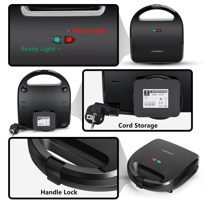 Aigostar Rubik 30JVU - Tosti-ijzer