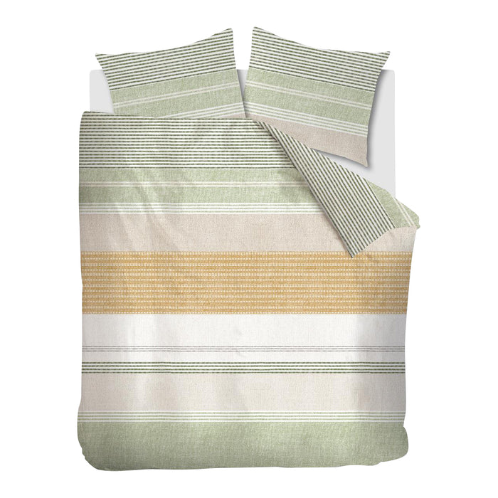 Ariadne at Home Lin Dekbedovertrek 240 x 200/220 cm - Oker