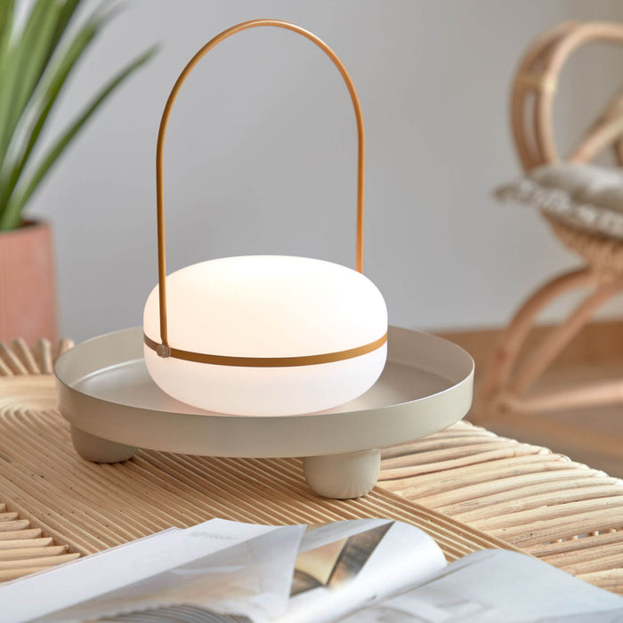 Kave Home Tea Tafellamp - Geel