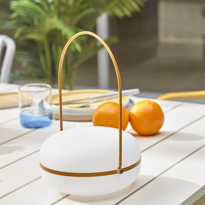 Kave Home Tea Tafellamp - Geel