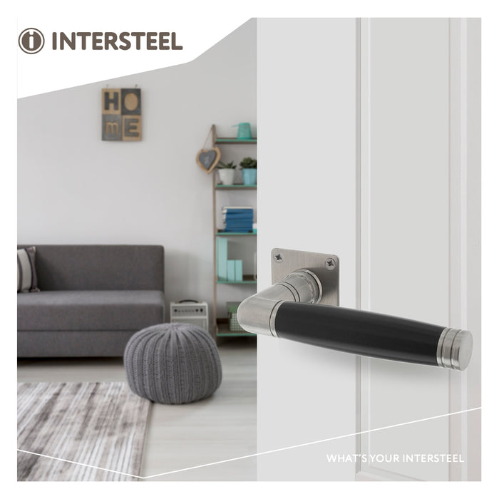 Intersteel Deurkruk Ton 212 met vierkant rozet 42x42x2 mm rvs