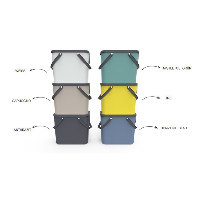 Rotho Albula Afvalscheidingsprullenbak 25 L