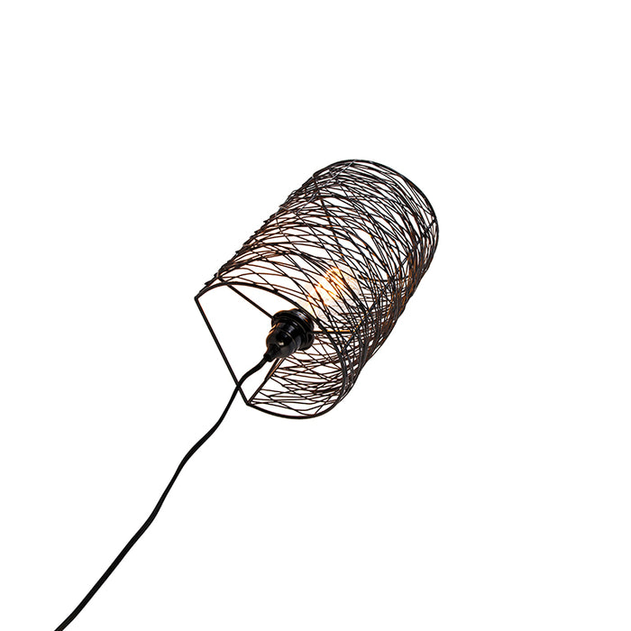 QAZQA Wandlamp sarella - Zwart - Design - L 200mm