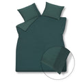 Vandyck Dekbedovertrek PURE 07 Dark Green 240x220 cm (linnen /